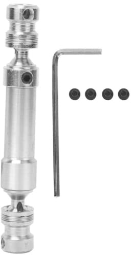 Arbre d'Entraînement Voiture RC, Robuste en Métal CVD, Pièces de Rechange Arrière pour 12428/12423, 1/12 Voiture RC, Argent, pour Collectionneurs, Race et Modification