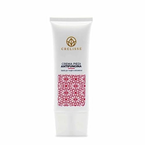 Crelisse Crema Piedi Idratante Cicatrizzante Antifugina Rinfrescante - Crema Piedi ideale per la cura dei piedi in base alle vostre esigenze (Antifungina)