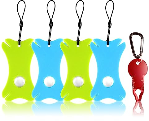 Bahan alamy Zeckenkarte mit Lupe, 4 Stück Zeckenkarte Für Menschen und 1 Zeckenentferner- Leicht Zu Tragende Zecken Waagenkarte, Zeckenkarte für Menschen Kinder Hunde Katzen