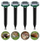 Repellente Ultrasuoni per Topi, RosyFate 4 Pezzi Dissuasori per Talpe, Ultrasuoni per Topi da Esterno, Ip65 Impermeabile, Dissuasori per Topi, Anti Talpe da Giardino Ultrasuoni