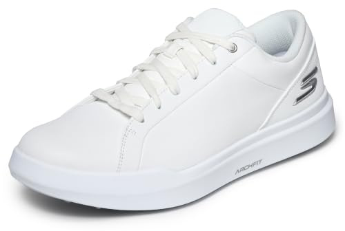 Skechers herr Drive 6 Arch Fit Leather Relaxed Fit Spikeless Golf ShoeSneaker