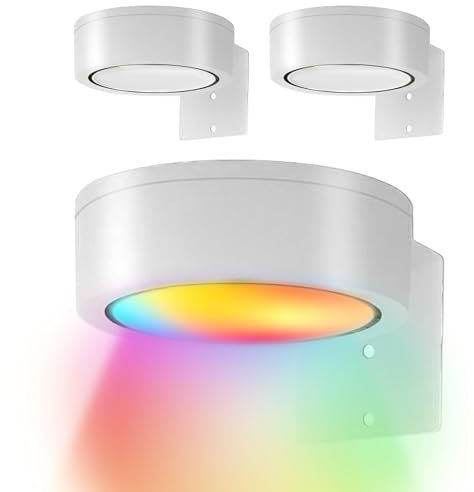 3 Pacchi Luce per Quadri Senza Fili, Faretto per Quadri LED a Batteria, Luci da Parete Magnetiche, RGB Dimmeble Lampada di Artistica con Telecomando e Timer, Lampada da Muro per Lettura, Luci a Disco