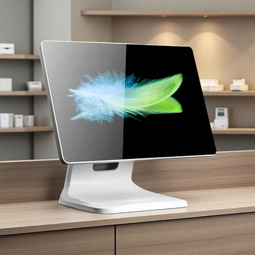 15,6 tums LCD-pekskärm POS-kassaregisterskärm pekskärm Windows 10 detaljhandelskassasystem 1366 * 768 upplösning LCD 64 GB pekskärm kassaregister PC POS