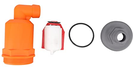 Orange automatisk ventilationsventil, hög hårdhet, stort flöde, PP-ventilationsventil, hög G1/2 Låg G1 (sammansatt typ 6632B PP)