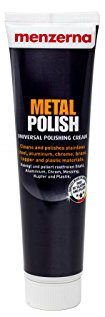 Menzerna Metal Polish Lucida e pulisce acciaio inossidabile, alluminio, cromo, rame, argento e plastica, dona una lucentezza perfetta per lo scarico, la griglia del radiatore, le modanature