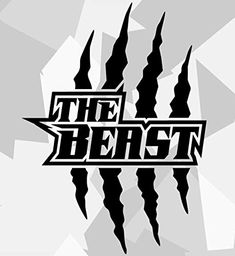 HR-WERBEDESIGN 2X Monster Kralle Sticker Aufkleber Motorrad Auto The Beast OEM Devil Tuning t