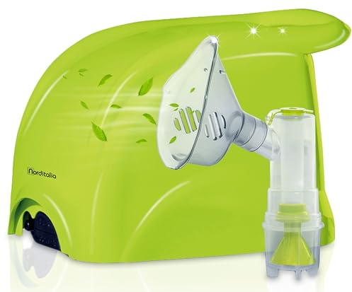 NORDITALIA, Drop, Aerosol Portatile, Accessori Completi Inclusi, Inalatore Aerosol Compatto, Macchinetta Aerosol, Nebulizzatore Silenzioso