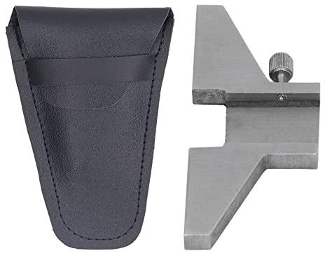 Caliper Depth Base Depth Gauge Base, Depth Base Attachment Caliper Depth Measuring Foot Depth Gauge Accessory Depth Base for Vernier and Dial/Digital Calipers