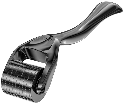 Lectorias Bartroller 0.5mm, Haare, Microneedling Roller, Bart Roller für Bartwuchs, Kopfhaut, Needling Roller Gesicht, Nadelroller Hair Growth, Gesichtsroller, Beard Roller