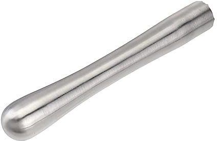 Mikinona Edelstahl-eiswürfel Zerkleinert Eisstock Für Weinflasche Zitronenhammer 18 5 Cm Länge 201 Silberfarbe