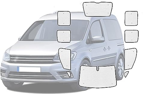 Auto Sonnenschutz Für VW Für Caddy MK3 2K Für Maxi 2003-2019 Auto Sonnenschirm Fenster Visier Auto Volle Abdeckungen Sonnenblende Autofenster Sonnenblende(Color:Kurzachswagen All)