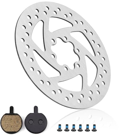 Xiciki Disque de Frein 140mm, Disque de Frein Trottinette Electrique pour M365 Scooter Électrique, Plaquette de Frein Avant Compatible avec Kukirin G2 Max,Kukirin G2 Master, KUGOO M4/M4 Pro