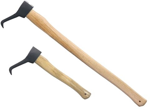 SECURA Handsappie Holzwender Set 80cm I 38cm Forstarbeiten | ergonomischer Griff aus Holz I Sappie