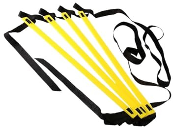 KHASCBNF koordinationsstege flexibilitet, rörlighetsstege, nylonrem, hoppstege, hastighetsträning, fitness, trappstege, fotbollsträning, energiledare fotboll koordinationsstege