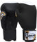 Farabi Raw Genuine Leather Boxing MMA Muay Thai Kickboxing Punching Training Sparring Bag Gloves Mitts (Black, 12-oz)