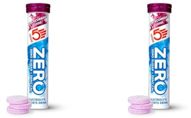 HIGH5 Zero Electrolyte Hydration Tablets Added Vitamin C (Blackcurrant, 20 Count (Pack of 2))