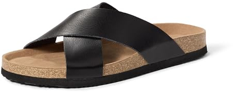 Amazon Essentials Sandales à Brides Croisées en Liège et Similicuir homme | Sandales confortables