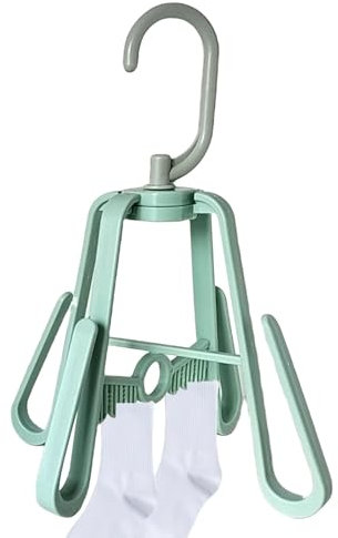 Skotorkställ, skotorkningsställ, skotorkskrok, sandaler multifunktionsställ, utomhusfönsterskoupphängningskrok, skohängare, bärbar torkhylla, platsbesparande snea, Grön, Siehe Beschreibung