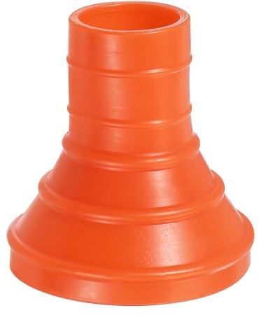 PATIKIL Raccoglitore Palline da Golf, Ventosa per Palline da Golf Gomma per Impugnatura Putter per Golfisti Accessori per Manico Oscillazione Putter, Arancione