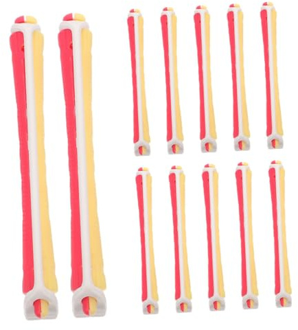 DONFAMDS 24piezas Varillas De Plástico Para Permanentes Rizadores Para Mujeres Herramientas De Peluquería