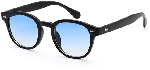 LHSDMOAT Occhiali da Sole Retro Stile Anni '70 Depp, Lenti colorata UV400, Occhiali da Sole per Uomo e Donna, Ideali per Sport, Guida e Attività all'Aperto