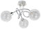 Trango 3-flammig Deckenleuchte 1002-38 Chromoptik incl. 3x 3,5 Watt G9 LED Leuchtmittel 3.000K warmweiße Lichtfarbe, Badleuchte, Flurleuchte, Küchenleuchte, Deckenlampe, Kronleuchter
