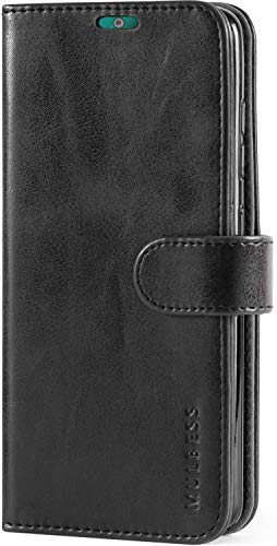 Mulbess Coque pour Huawei P Smart Z, Etui Huawei P Smart Z Cuir avec Magnetique, Housse Protection pour Huawei P Smart Z Case, Noir