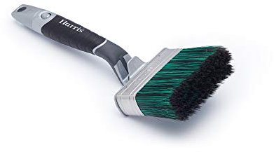 Harris Ultimate Shed & Fence Swan Neck Exterior Woodwork Paint Brush,100mm