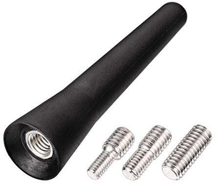 Bingfu Car Radio Short Rubber Antenna Mast [ONLY for Roof-Mounted] [2.5 inch] Vehicle FM AM Stereo Universal Roof-Mounted Antennas - NOT a Replacement for Shark Fin Antenna