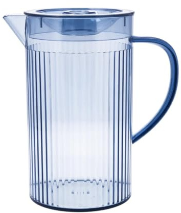 Quid Sunset Azul Jarra Poliestireno 1,5l Ps – Poliestireno Apto Frigorífico No Apto Microondas Transportable