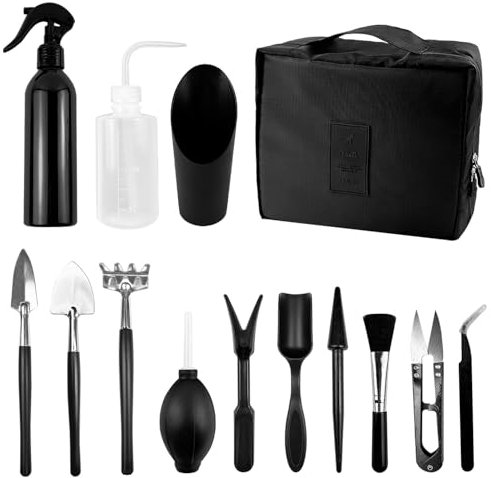 Bonsai Werkzeug, Bonsai Starter Kit, Bonsai Set Starter Kit Werkzeug, Garden Tool, Mini Garden Tools Set, Bonsai Werkzeug for Indoor Plants and Professional Bonsai Breeding