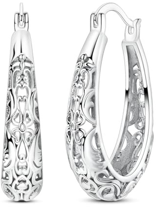 NARMO 925 Sterling Silver Hoop Earrings for Women Lightweight Hoops Earrings Silver Hoops Colorful Rainbow Hoop Earrings Hypoallergenic Huggie Hoop Earrings