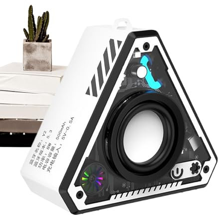 altoparlante portatile, altoparlante wireless alimentato a batteria, subwoofer stereo da tavolo, amplificatore audio ricaricabile, per computer, spiaggia, feste, patio