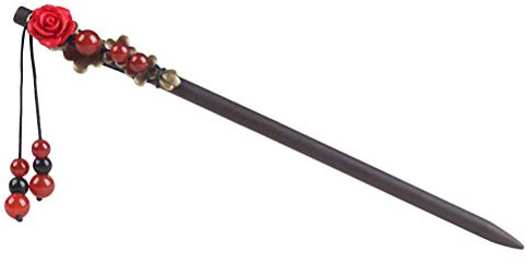 Lurrose Épingle À Cheveux Chinoise Vintage Baguette À Cheveux Pour Femmes Accessoire De Coiffure Élégant Pour Sorties Fêtes Célébrations 18.00 Cm 1 Pièce