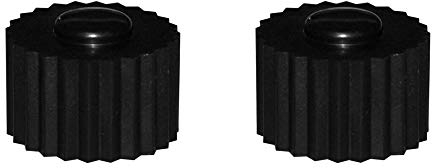 cyclingcolors 2 x Dynamo-Laufrolle aus Gummi, Durchmesser 18 – 23 mm, Kugellager, Reifen-Aufsatz