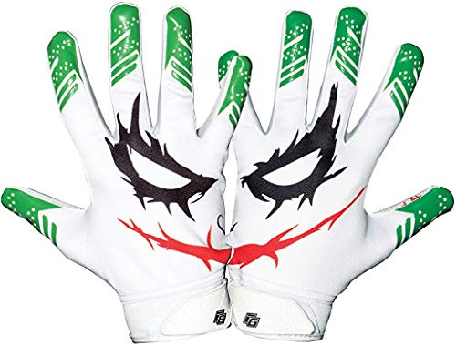 Essential Wear Football Gloves Men - Youth & Adult White Football Gloves - Performance Enhancer Receiver Gloves with Super Tacky Grip for Ultimate Experience - Adult & Youth Sizes