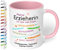 Dankeschön Tasse personalisiert „Meine Erzieherin ist soo viel mehr“ - 330ml Keramik Kaffeetasse mit Spruch Abschiedsgeschenk Kindergarten Kita Tagesmutter (Rosa)