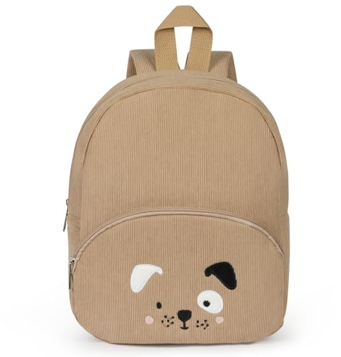 Aomig Cartable Scolaire Maternelle Sac à Dos Mignon Bagages Enfant, Cadeau Bebe Mini Sac à Dos Teddy, Cartables Bébé Crèche Fermeture à Glissière et Poignée
