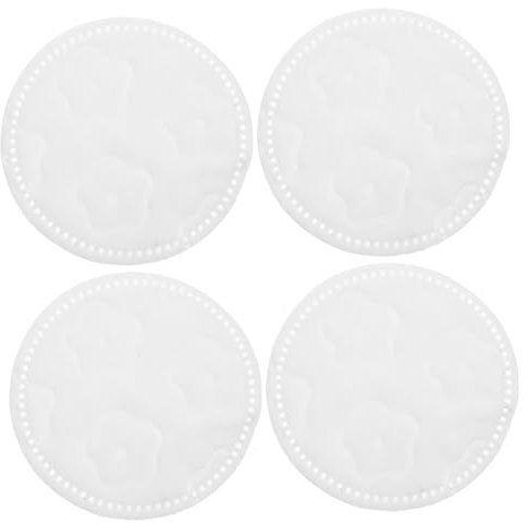WRITWAA 1 Cotone di cotone giri facciale dischetti di cotone per il viso mussola pulito cuscinetti viso esfolianti pad di rimozione del trucco per gli occhi cotone bianca