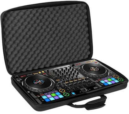 Tosuny Étui pour Contrôleur DJ pour Pioneer DDJ-FLX4 / DDJ-400 / DDJ-SB2 / DDJ-SB3 / DDJ-REV1 / DDJ-RB Contrôleur 2 canaux, étui de Transport avec Rembourrage en Mousse (50 * 30 * 8cm)