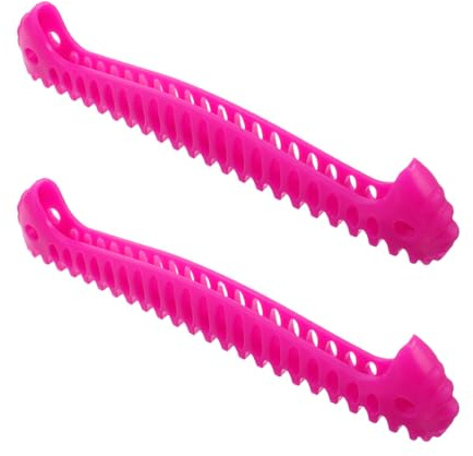 GARVALON 2 Piezas Cubiertas Protectoras para Cuchillas de Patines de Hielo Fundas Elásticas y Estirables para Patinaje Artístico y Hockey Accesorios de Protección para Patines Adultos