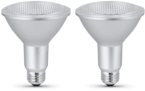 Feit Electric LED PAR30L Bulbs, 75W Equivalent, Dimmable, 3000K Bright White, 750 Lumens, 22 Year Lifetime, E26 Base, PAR30 Flood Lights, Spotlight Bulb,Weatherproof, 2 Pack, PAR30LDM/930CA/2