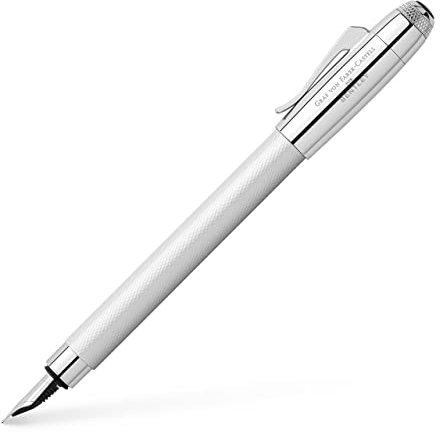 Graf von Faber-Castell & Bentley Füllfederhalter White Satin (Mittel)