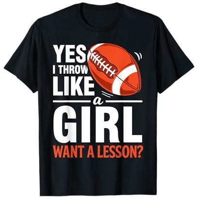 American Football Mädchen T-Shirt