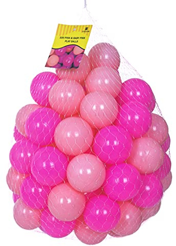 Straame Playballs, Crush-Proof, Colourful Pit Balls for Kids Baby-Approved Multi-Pack Toddler Ball Pit, Smooth Plastic Balls, No Sharp Edges, Non-Toxic & BPA Free.
