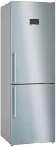 Bosch KGN36VXCT, Serie 4, Stand-Kühl-Gefrier-Kombination, 186 x 60 cm, 218 L Kühlen & 103 L Gefrieren, Gefrierbereich unten, NoFrost, VitaFresh XXL, PerfectFit, Gebürsteter Stahl