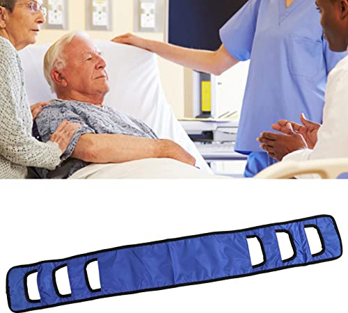 Seniorer Sängöverföring Sling Lift Assist För äldre Transferbälte Patientlyft Arbetssparande Breddat Andningsbart Äldrelyft Vändbälte(Blå)