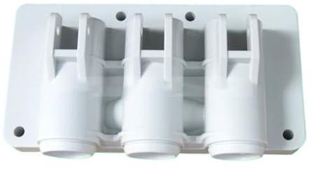 ZeAda 1 Juego de Accesorios de Bloque de válvula, Panel Frontal + Accesorios de Varillas de válvula de pistón, Compatible con máquinas de Helado OP Soft Serve