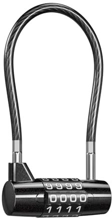 OQIMAX Cadenas Code Étanche, Cadenas à Combinaison 4 Chiffres