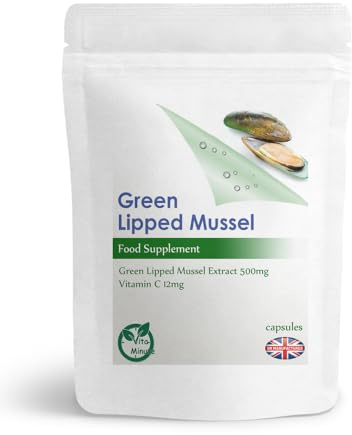 Green Lipped Mussel 500mg Capsules for Humans & Dogs - New Zealand Green Lipped Mussel Capsules - Joint & Mobility Supplement - Natural Source of Omega 3 (Pack of 30)